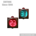 Red yellow and green three color led traffic light countdown timer